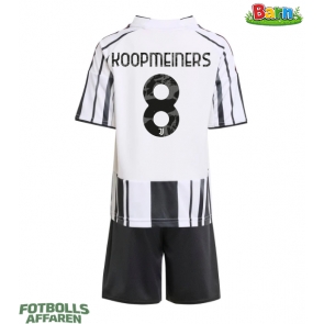 Juventus Teun Koopmeiners #8 Hemmaställ Barn 2025-26 Kortärmad (+ Korta byxor)